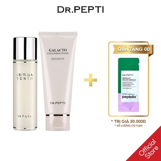 [Combo] Nước Hoa Hồng Dr.Pepti Centella Toner Và Sữa Rửa Mặt Dr.Pepti Galacto Cleansing Foam