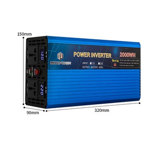 [Mã 55ELSALE1 giảm 7% đơn 300K] Bộ Đổi Nguồn 2000W Inverter Chính Hãng