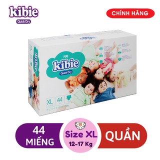 [MẪU MỚI] XL44 Bỉm Quần KIBIE Quick Dry - Tã Quần Cao Cấp Hàn Quốc Mềm Nhẹ Khô Thoáng Vượt Trội