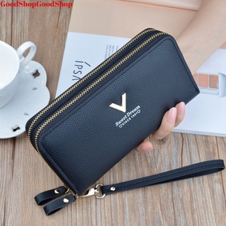 Ví nữ dài G0067 cầm tay 2 ngăn kéo sang trọng, thiết kế hình chữ dễ thương sành điệu nhiều ngăn tiện dụng