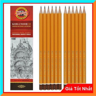 Bút Chì Tiệp, Chì Phác Thảo KOH-I-NOOR 1500-2B.3B.4B.5B.6B.HB