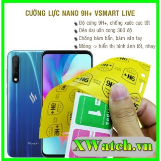 Cường lực dẻo nano 9 Vsmart Live