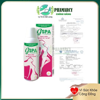 Dung dịch vệ sinh phụ nữ nước xông ngâm rửa phụ khoa chiết xuất từ thảo dược Gspa 250ml