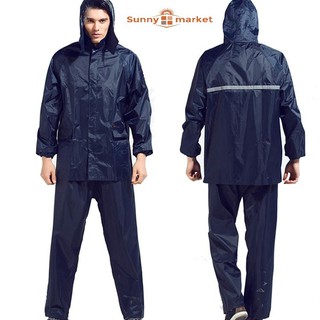 Bộ quần áo đi mưa vải dù cao cấp, 3 size để lựa chọn