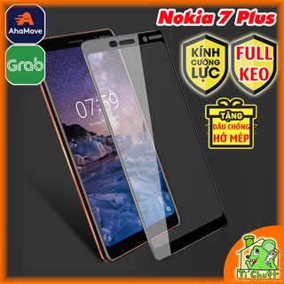 [FULL KEO-Ảnh Thật] Kính CL Nokia 7 Plus Cường Lực 2.5D FULL Màn