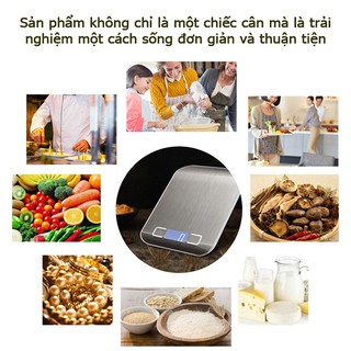 Cân nhà bếp điện tử mini độ chính xác 1g khối lượng tối đa 5kg