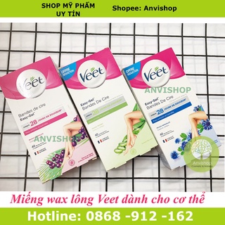 Kem tẩy lông, sáp wax lông cao cấp hãng Veet từ Pháp không làm lông mọc nhanh&amp; rậm dành cho cơ thể/ria mép