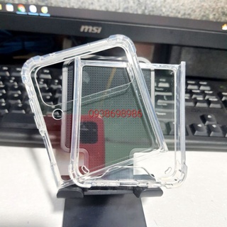 Samsung galaxy Z Flip 4 5G _ Ốp lưng chống sốc lưng cứng viền dẻo