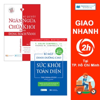 Sách - Combo Bí mật dinh dưỡng cho sức khỏe toàn diện + Bí quyết ngăn ngừa và chữa khỏi bệnh động mạch vành