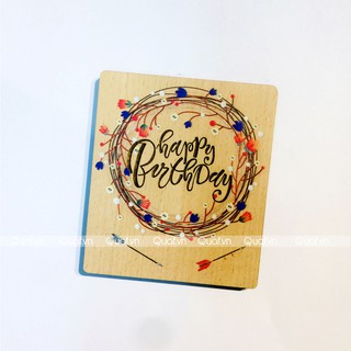 Thiệp Gỗ (Có Chọn Chủ Đề - Sinh Nhật, Love, Wedding, Wishes,...)