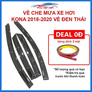 Vè mưa Kona 2018-2020 vè đen che mưa bảo vệ trang trí xe