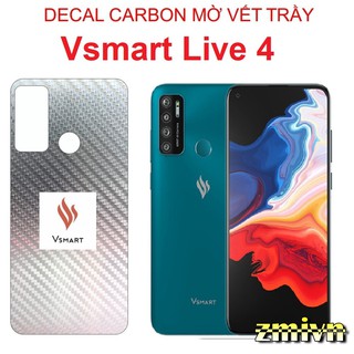 Miếng dán Carbon mặt lưng dành cho Vsmart Live 4