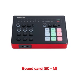 (FREESHIP)Trọn bộ combo thu âm,hát live stream chuyên nghiệp:SOUNDCARD SC-M1, MIC TAKSTAR PC-K320 và TAI NGHE TS-2260