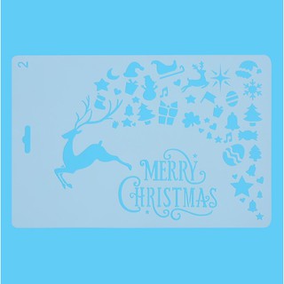 Thước Vẽ Hoạ Tiết Thủ Công Merry Christmas - Mẫu 2