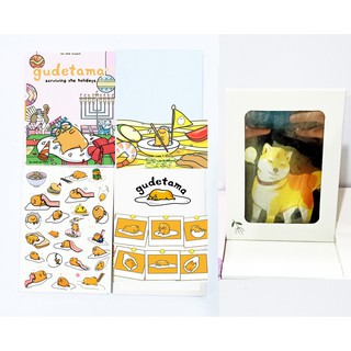 Gương gập mini trứng lười GGN22 gương gudetama dễ thương size nhỏ gương giấy hoạt hình cute dễ thương