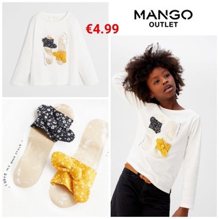Áo phông bé gái Mango ( Size 7y)