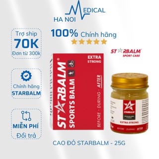 CHÍNH HÃNG - Dầu cù là đỏ STARBALM/ Cao đỏ STARBALM - Hà Lan - XOA BÓP, LÀM NÓNG.