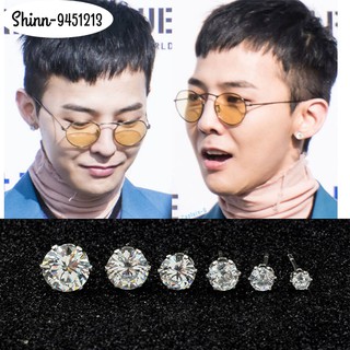 Bông tai bi G-DRAGON, loại đá nhiều size