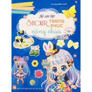 Sách - Bộ sưu tập Sticker trang phục công chúa 3 - 6 tuổi - Tập 2