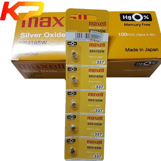 5 pin đồng hồ sr416sw sr416 337 maxell chính hãng.