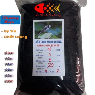 Lưới Bẫy Chim Chào Mào, khuyên, sáo, Họa Mi, Cao 5m, Độ Dài Từ 10m-30m, Lưới Chim Thái Lan
