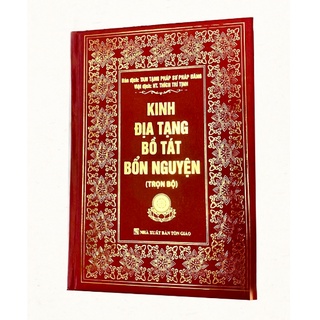 Sách - Kinh Địa Tạng Bồ Tát Bổn Nguyện - Bìa Cứng ( Bản Đặc Biệt )