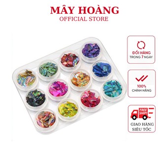 Xà cừ nail vân đá mỏng sét 12 màu