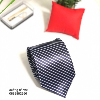 cà vạt nam bản 7cm kẻ sọc , cavat nam