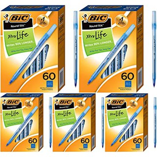 [ Sỉ và Lẻ] Bút BIC màu xanh hoặc đen Round Stic Xtra Life, Medium Point (1.0mm)