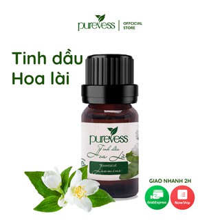 Tinh dầu Hoa Lài Purevess, thiên nhiên nguyên chất, giúp thư giãn và ngủ ngon 10ml