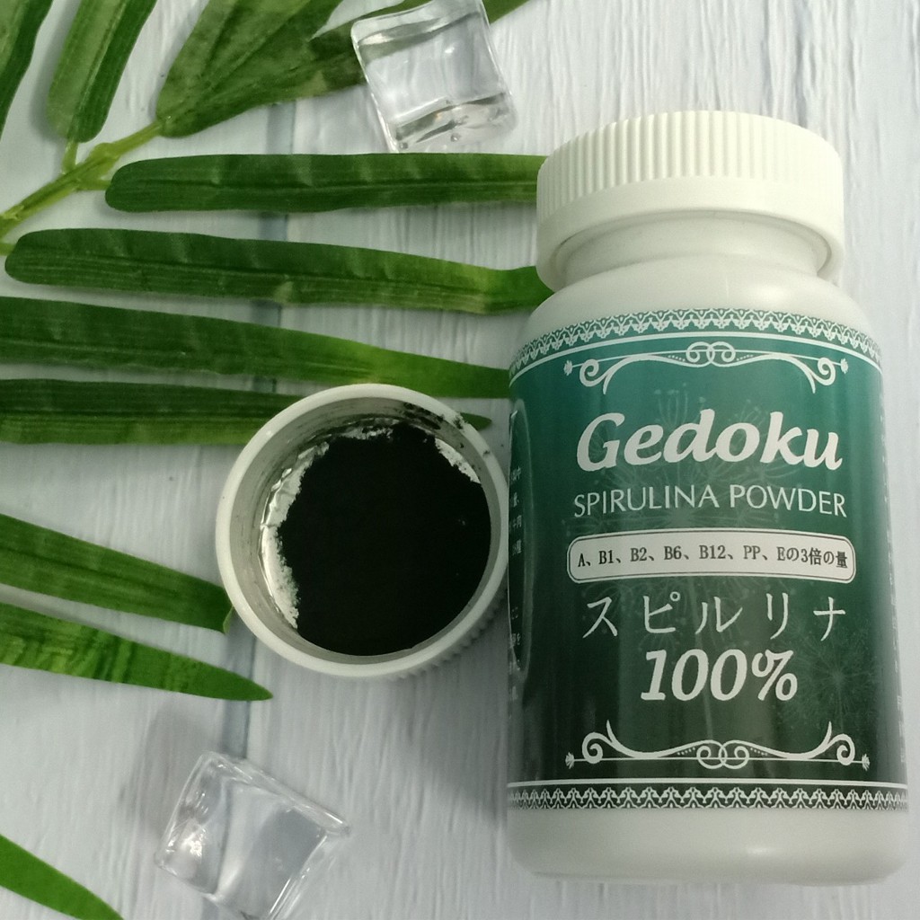 Tảo xoắn Gedoku thải độc Nhật Bản dùng trong spa 100g