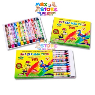 Hộp 12 Bút Sáp Tô Màu Thơm MIC 999 Chuẩn Đẹp