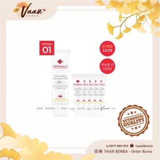 Kem chống nắng Cell Fusion C VÀNG Derma Relief Suncreen 100 SPF 50+ PA++++