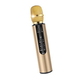 Micro không dây bluetooth PKCB 247 kèm loa hát karaoke có khay cắm thẻ nhớ âm thanh vượt trội - Hàng chính hãng
