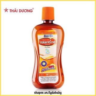 Nước súc miệng ngăn nhiệt miệng, hôi miệng Valentine for Kiss 500ml