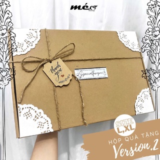 Hộp quà tặng Vintage - VER.2 đựng quần áo phụ kiện giày dép mỹ phẩm quà tặng sinh nhật, kỉ niệm 20/10, 8/3, 14/2