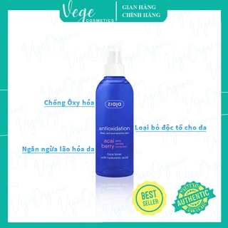 XỊT CÂN BẰNG DƯỠNG ẨM HYALURONIC CHỐNG OXY HÓA – ZIAJA – 200ML
