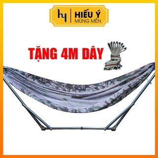 [TẶNG 4M DÂY] Võng lưới dài 2m1 lỗ nhỏ dày dặn (Màu ngẫu nhiên) | Mùng mền Hiếu Ý