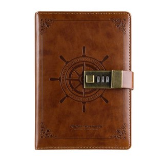Sổ Nhật Ký Bìa Da Phong Cách Vintage Sailor ( Cagie NoteBook)