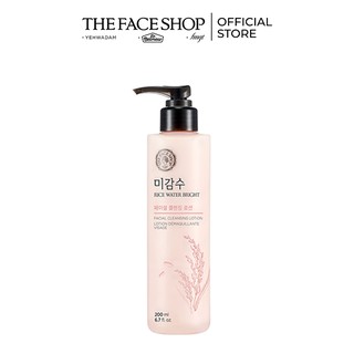 Sữa Tẩy Trang Làm Sáng Da THEFACESHOP RICE WATER BRIGHT FACIAL CLEANSING LOTION 200ml