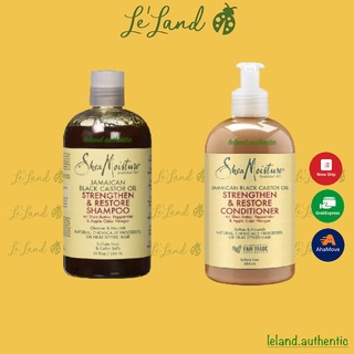 Bill US - Set gội xả Jamaican Black Castor Oil Strengthen &amp; Restore Shea moisture SheaMoisture
