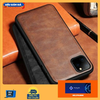 Ốp lưng X-Level da cho iPhone 11 pro max xs max x xr 6 7 8 plus viền đen PU