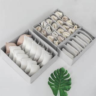 Hộp vải đựng tất, vớ, giỏ vải đựng áo lót, đồ lót gấp gọn tiện lợi