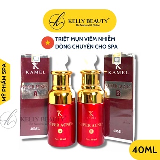 [Dòng SPA] Serum Mụn Viêm Super Acnes AB KARMEL – Giải Quyết Mụn Viêm, Kiềm Dầu, Mờ Thâm | Kelly Beauty