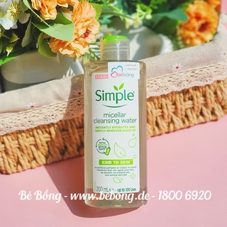 Nước tẩy trang Simple Micellar Cleansing Water 200ml