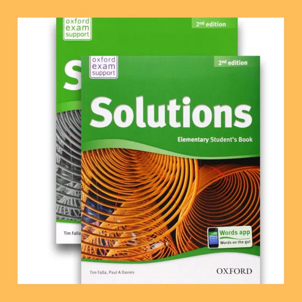 Bộ  Solution Elementary (Work Book + Student Book) – 2nd Edition