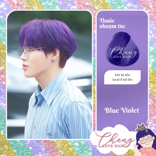 Thuốc Nhuộm Tóc Màu XANH TÍM Nam / BLUE VIOLET | Chenglovehair, Chenglovehairs