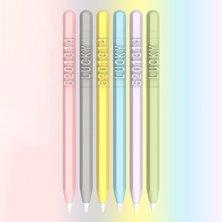 Silicon Bảo Vệ Apple Pencil 1-2 Kiểu Ghép Chữ Sáng Tạo
