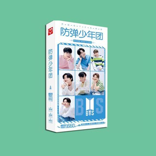 Postcard BTS hộp ảnh bộ ảnh có ảnh dán + lomo + postcard bưu thiếp