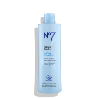 Nước hoa hồng No.7 Radiant Results Purifying Toning Water made in UK 200mL